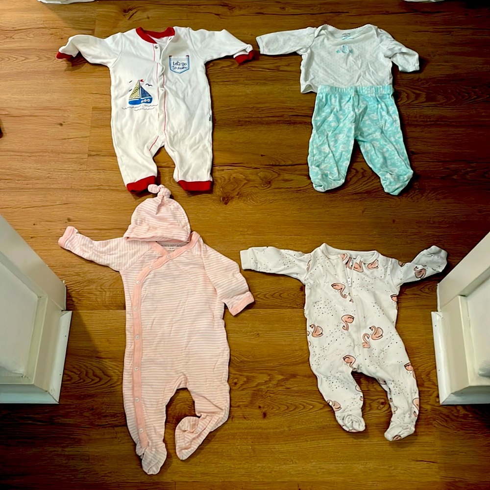 Lot of four pajamas